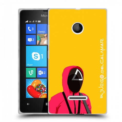 Дизайнерский пластиковый чехол для Microsoft Lumia 435 Игра в кальмара