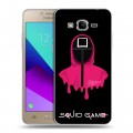 Дизайнерский силиконовый с усиленными углами чехол для Samsung Galaxy J2 Prime Игра в кальмара