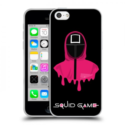 Дизайнерский пластиковый чехол для Iphone 5c Игра в кальмара