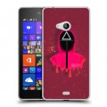 Дизайнерский пластиковый чехол для Microsoft Lumia 540 Игра в кальмара