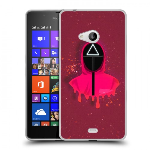 Дизайнерский пластиковый чехол для Microsoft Lumia 540 Игра в кальмара