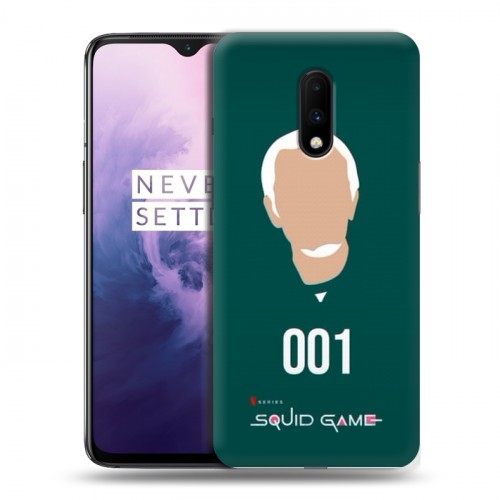 Дизайнерский пластиковый чехол для OnePlus 7 Игра в кальмара