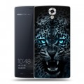 Дизайнерский силиконовый чехол для Homtom HT7 Темный леопард