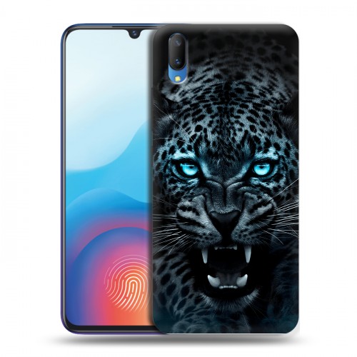 Дизайнерский пластиковый чехол для Vivo V11 Темный леопард