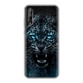 Дизайнерский силиконовый чехол для Huawei Y8p Темный леопард
