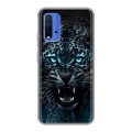 Дизайнерский силиконовый чехол для Xiaomi RedMi 9T Темный леопард