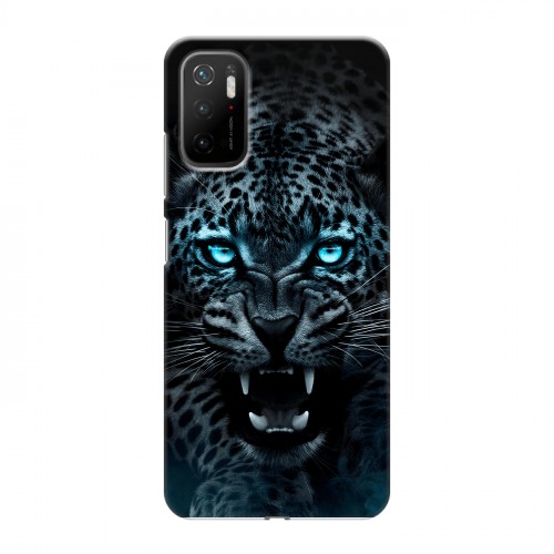 Дизайнерский силиконовый чехол для Xiaomi Poco M3 Pro Темный леопард