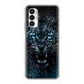 Дизайнерский силиконовый чехол для Tecno Pova 3 Темный леопард
