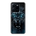 Дизайнерский силиконовый чехол для Vivo Y35 Темный леопард