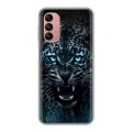 Дизайнерский силиконовый чехол для Samsung Galaxy A04s Темный леопард
