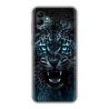 Дизайнерский силиконовый чехол для Samsung Galaxy A04 Темный леопард