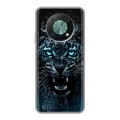 Дизайнерский силиконовый чехол для Huawei Nova Y90 Темный леопард