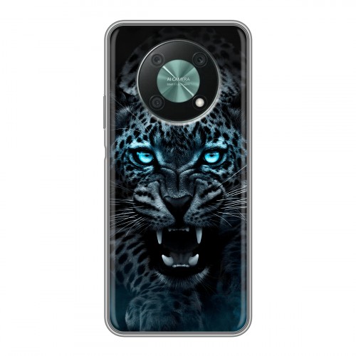 Дизайнерский силиконовый чехол для Huawei Nova Y90 Темный леопард
