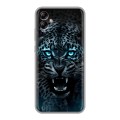 Дизайнерский силиконовый чехол для Samsung Galaxy A04e Темный леопард