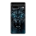 Дизайнерский силиконовый чехол для Google Pixel 7 Темный леопард