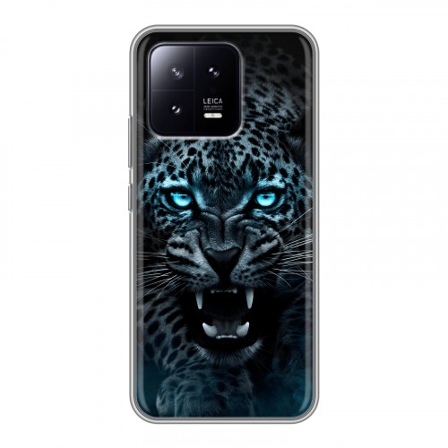 Дизайнерский силиконовый чехол для Xiaomi 13 Темный леопард