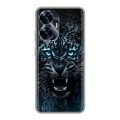 Дизайнерский силиконовый чехол для Realme C55 Темный леопард