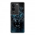 Дизайнерский силиконовый с усиленными углами чехол для Vivo V29 Темный леопард