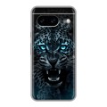 Дизайнерский силиконовый чехол для Google Pixel 8 Темный леопард