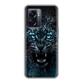 Дизайнерский силиконовый чехол для OPPO A57 5G Темный леопард