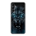 Дизайнерский силиконовый чехол для Samsung Galaxy A05s Темный леопард