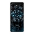 Дизайнерский силиконовый чехол для Xiaomi Poco C65 Темный леопард