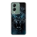 Дизайнерский силиконовый чехол для Vivo Y17s Темный леопард
