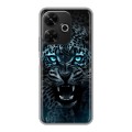 Дизайнерский силиконовый чехол для RedMi 13 4G Темный леопард