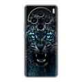Дизайнерский силиконовый чехол для Vivo X100 Темный леопард