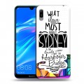 Дизайнерский пластиковый чехол для Huawei Y6 (2019) Городские символы