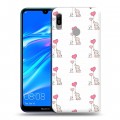 Дизайнерский пластиковый чехол для Huawei Y6 (2019) Пастельные узоры