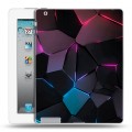 Дизайнерский пластиковый чехол для Ipad 2/3/4 Геометрия неона