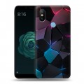 Дизайнерский силиконовый чехол для Xiaomi Mi A2 Геометрия неона