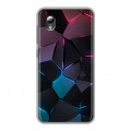 Дизайнерский силиконовый чехол для ZTE Blade A3 (2019) Геометрия неона