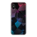 Дизайнерский силиконовый чехол для Xiaomi RedMi 9A Геометрия неона