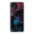 Дизайнерский силиконовый чехол для Realme C21 Геометрия неона