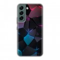 Дизайнерский силиконовый чехол для Samsung Galaxy S22 Геометрия неона