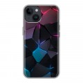 Дизайнерский силиконовый чехол для Iphone 14 Геометрия неона