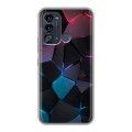 Дизайнерский силиконовый чехол для Itel Vision 3 Геометрия неона