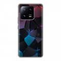 Дизайнерский силиконовый чехол для Xiaomi 13 Pro Геометрия неона