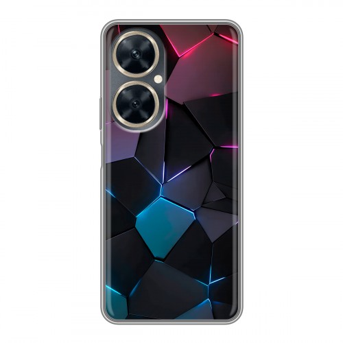 Дизайнерский силиконовый чехол для Huawei Nova 11i Геометрия неона