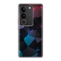 Дизайнерский силиконовый чехол для Vivo S17 Геометрия неона