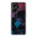 Дизайнерский силиконовый чехол для OPPO A98 Геометрия неона
