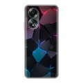 Дизайнерский силиконовый чехол для OPPO A58 4G Геометрия неона