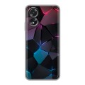 Дизайнерский силиконовый чехол для OPPO A38 4G Геометрия неона