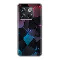 Дизайнерский силиконовый чехол для OnePlus 10T Геометрия неона