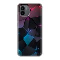 Дизайнерский силиконовый чехол для Xiaomi Redmi A2 Геометрия неона