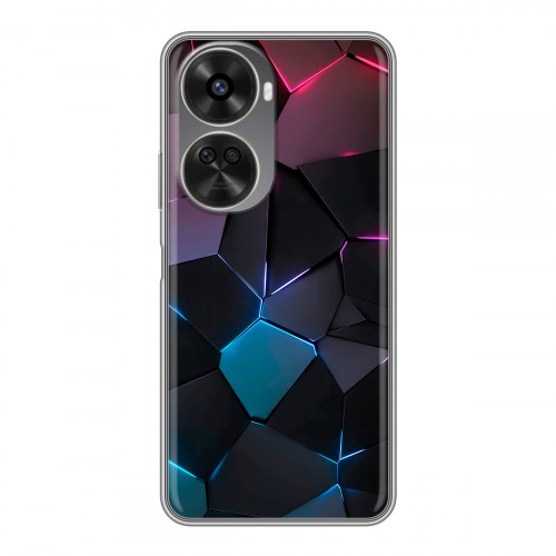 Дизайнерский силиконовый чехол для Huawei Nova 11 SE Геометрия неона