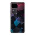Дизайнерский силиконовый чехол для Vivo V30 5G Геометрия неона