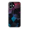 Дизайнерский силиконовый чехол для Iphone 16 Plus Геометрия неона